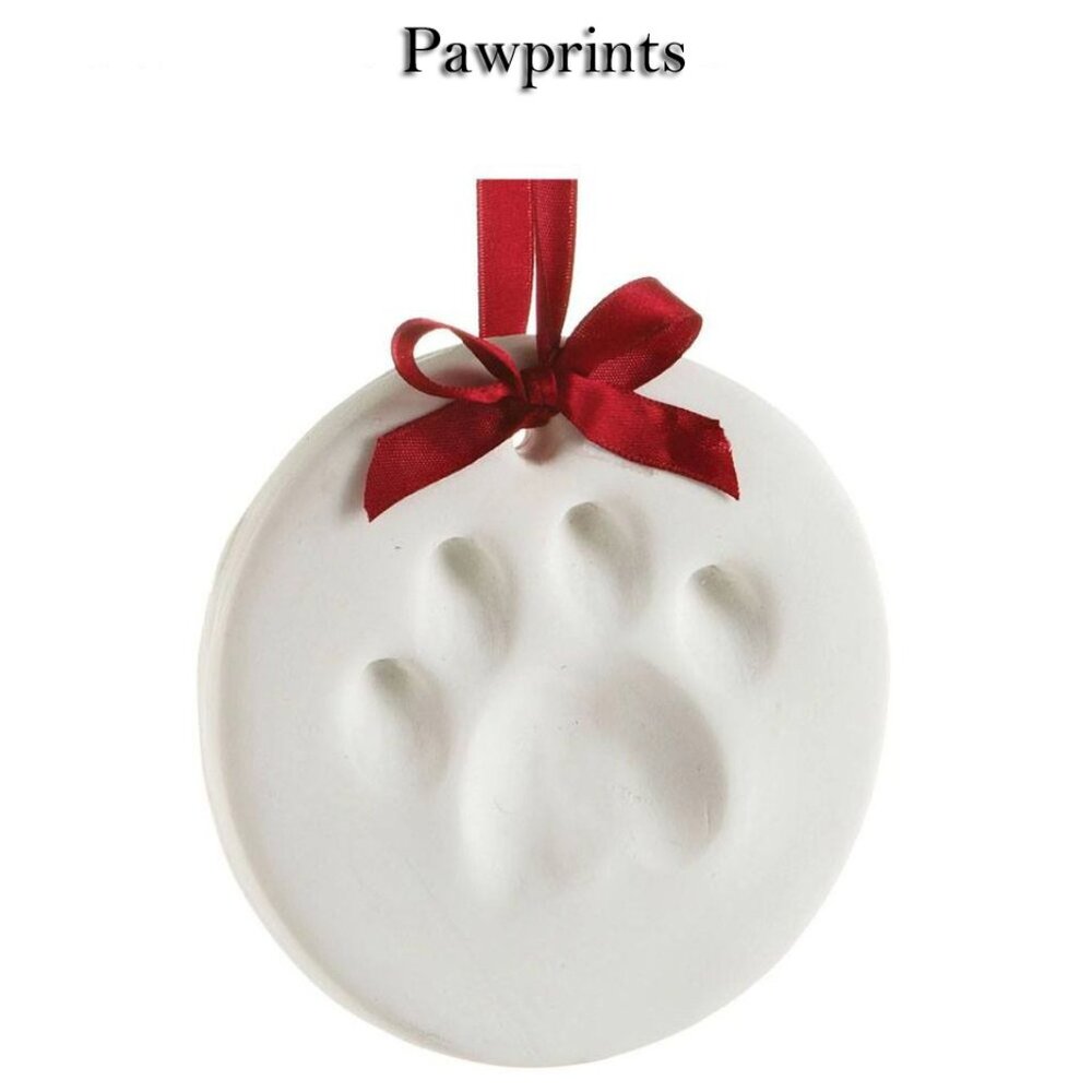 Pawprints Dog Cat Pet Christmas Ornament Kit NEW